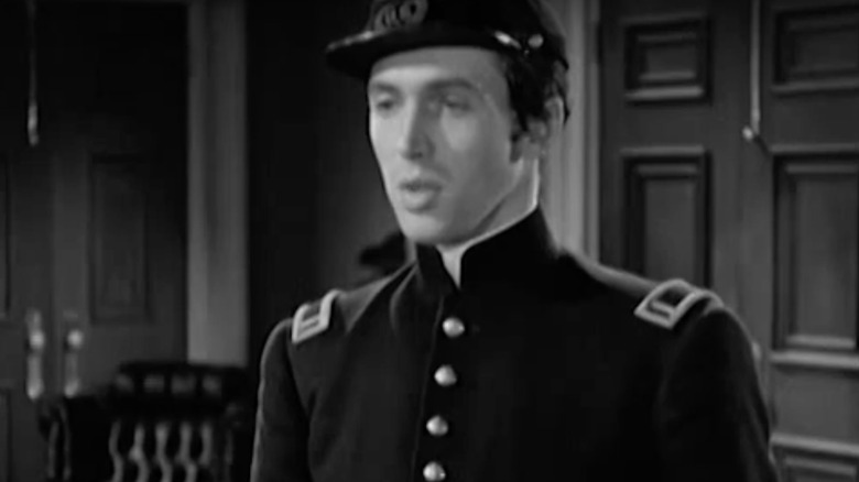 James Stewart in civil war uniform