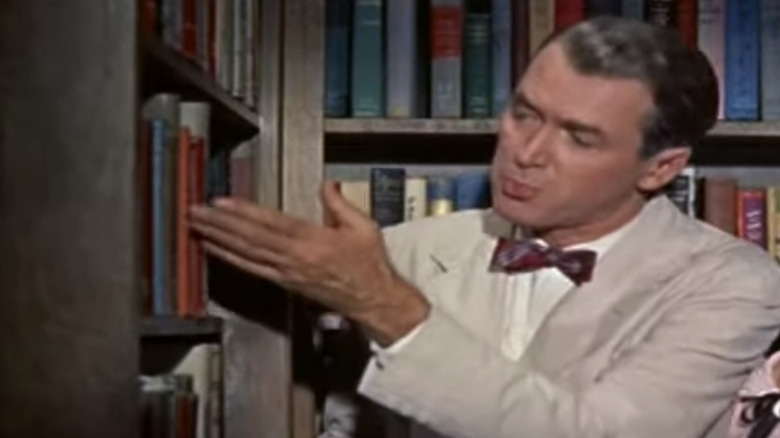 James Stewart in library