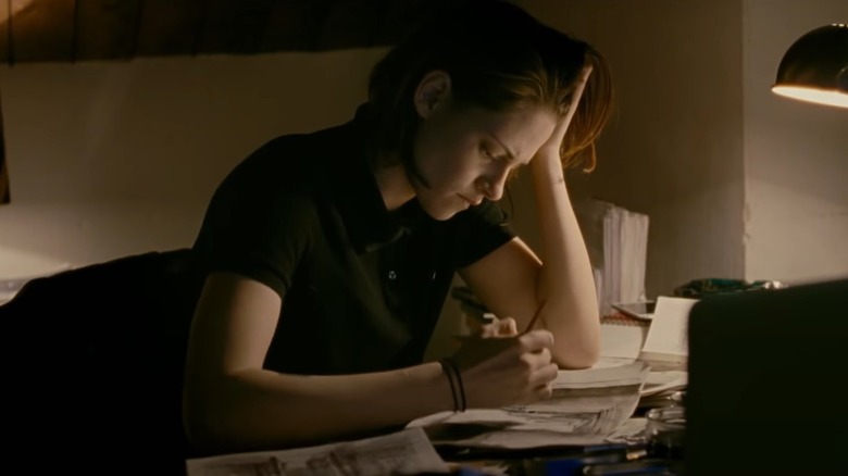 Kristen Stewart working