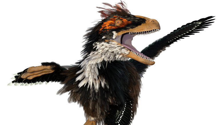 Dilophosaurus screaming