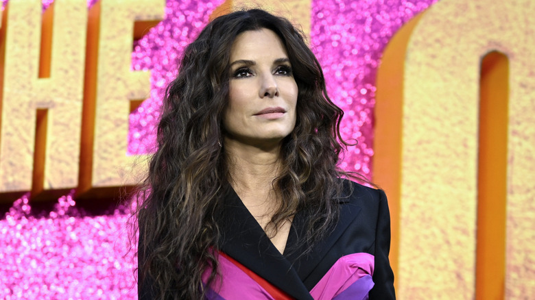 Sandra Bullock on the red carpet for "The Lost City"