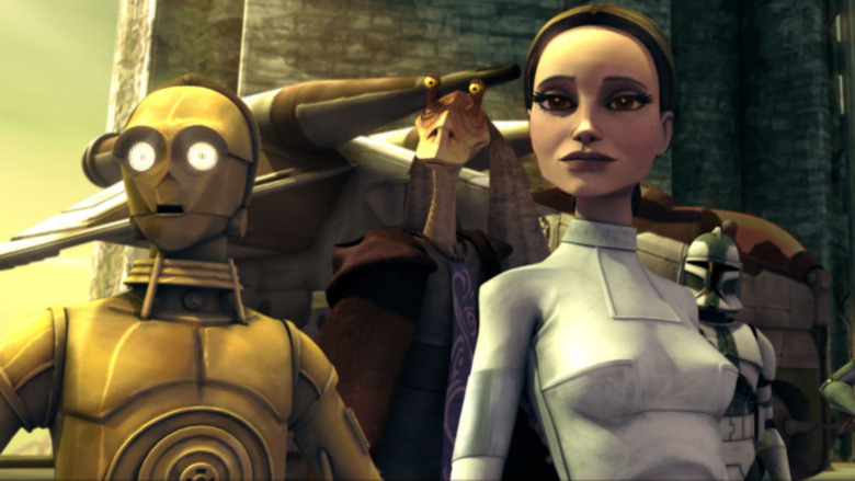 bombad jedi the clone wars c-3po jar jar binks padme 