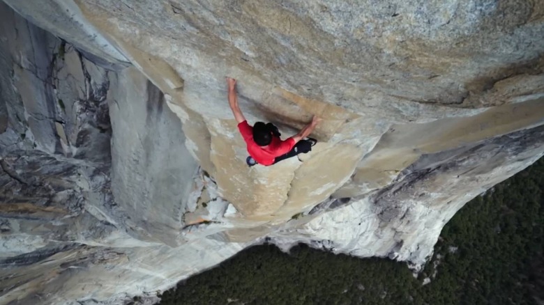 Alex climbing