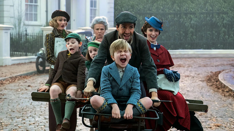 Banks children Bert Jane Michael Mary Poppins