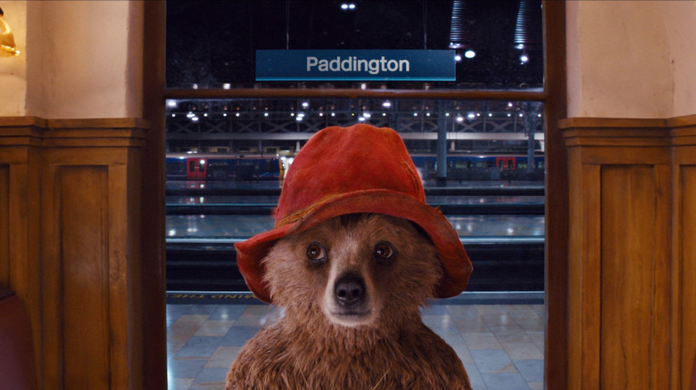 Paddington at train station