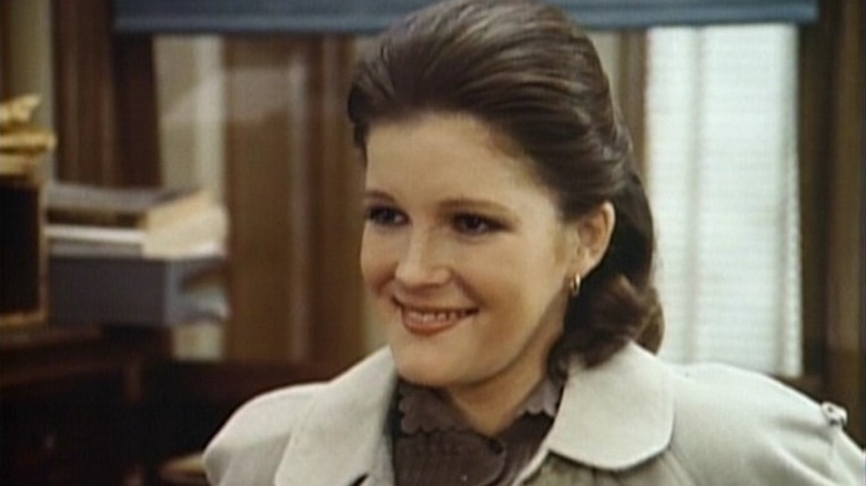 Mrs. Columbo smiles