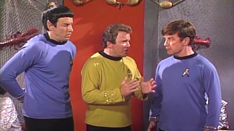 Captain Kirk instructing