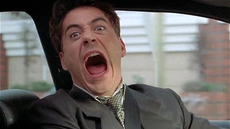 Robert Downey Jr. screaming