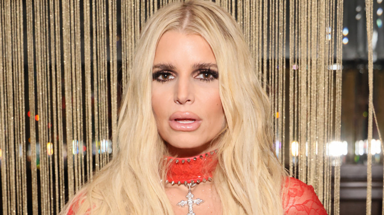 Jessica Simpson visits a Grammy after-party in Los Angeles