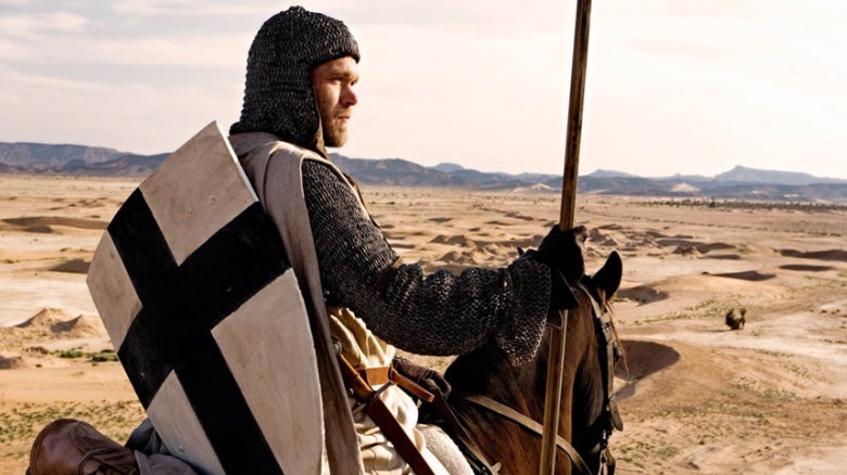 Joakim Nätterqvist on horseback in Arn: The Knight Templar