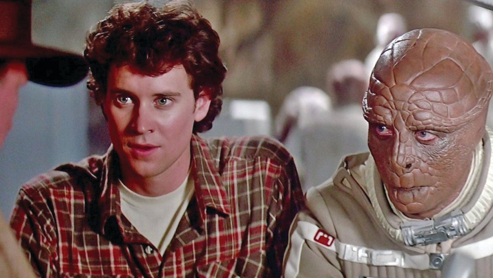 Lance Guest and Dan O'Herlihy in The Last Starfighter