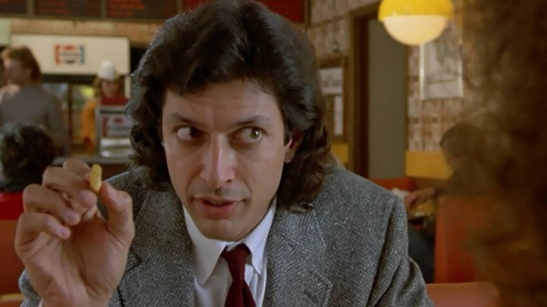 Jeff Goldblum as Seth Brundle in The Fly