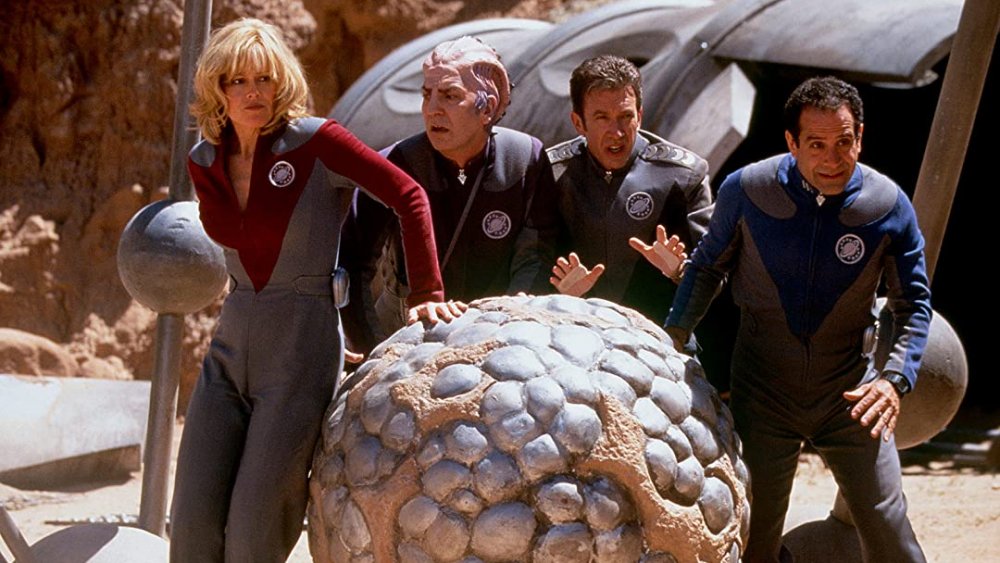 Sigourney Weaver, Alan Rickman, Tim Allen, and Tony Shalhoub in Galaxy Quest