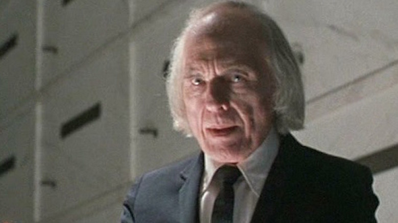 Angus Scrimm gives menacing look