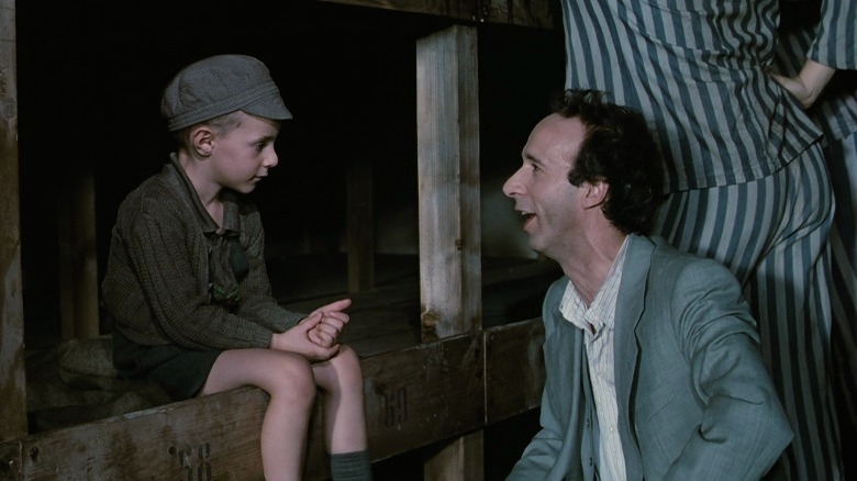 Guido Orefice talking to his son