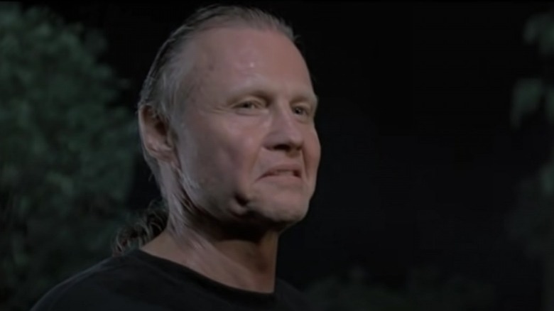 Jon Voight smiles in "Anaconda"