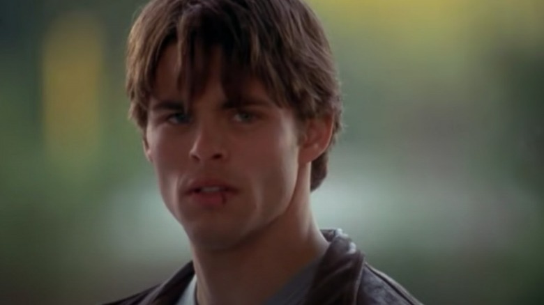 James Marsden bleeds in "Disturbing Behavior"