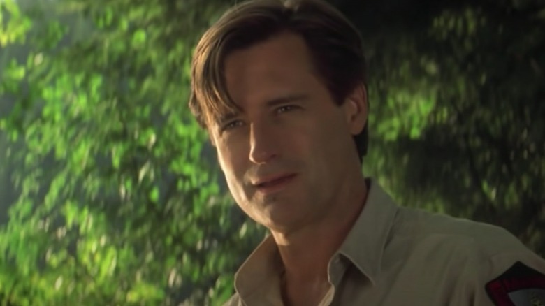 Bill Pullman looks in "Lake Placid"