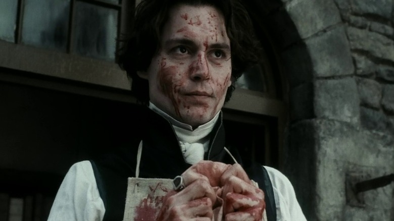 Johnny Depp schemes in "Sleepy Hollow"