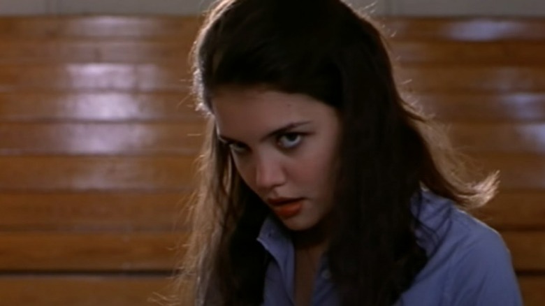 Katie Holmes stares in "Teaching Mrs. Tingle"