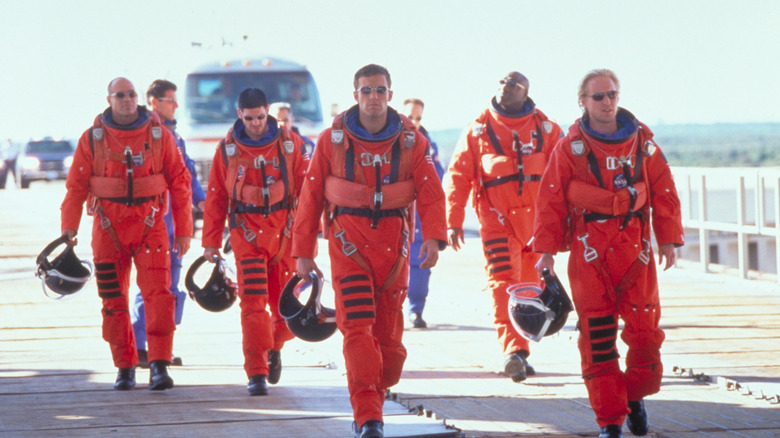 A.J. Frost and the team prepare for lift-off in "Armageddon" (1998)