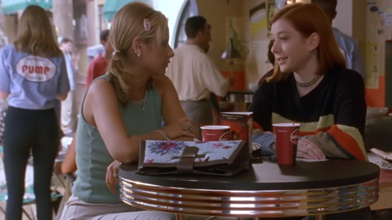 Buffy and Willow talking