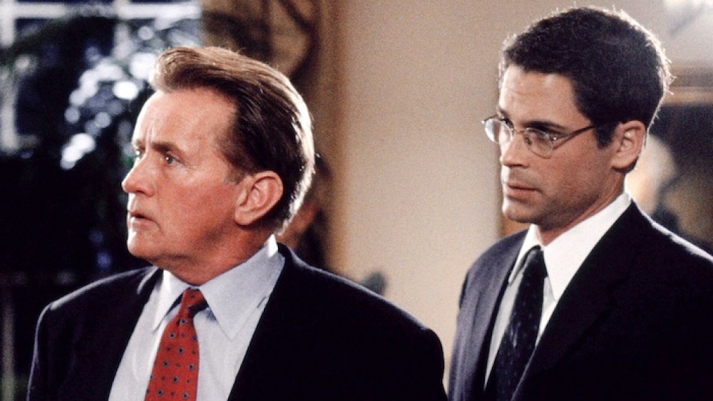 Martin Sheen and Rob Lowe in The West Wing