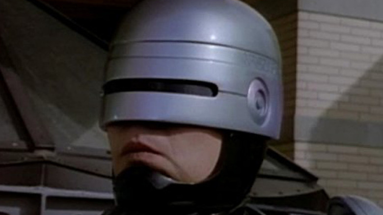 Robocop looks left