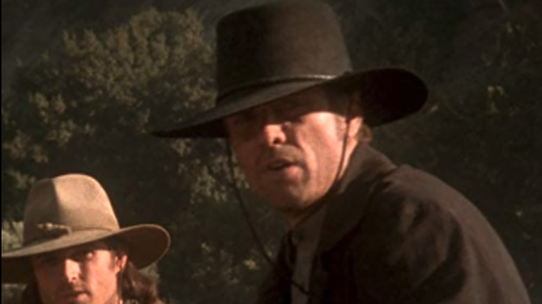 Michael Biehn rides on The Magnificent Seven