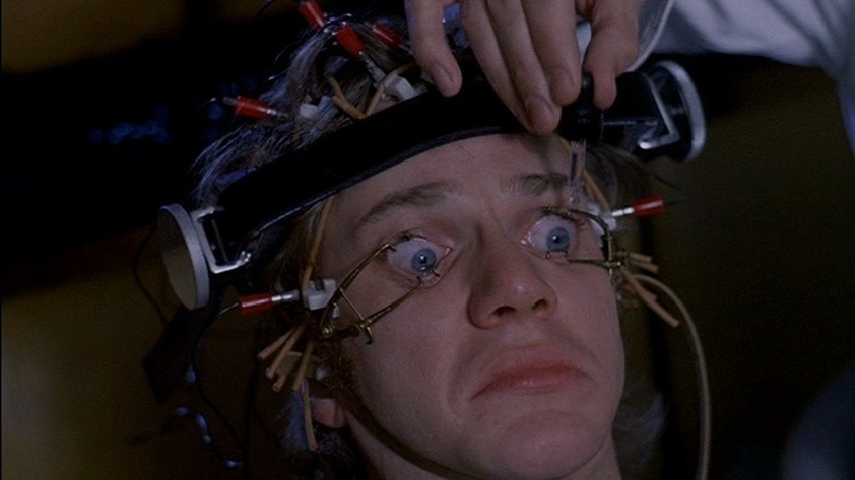 Eyes held open in A Clockwork Orange