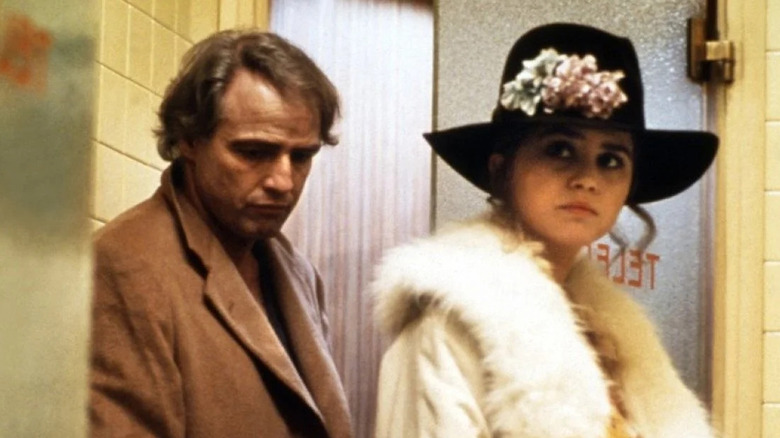 Marlon Brando and Maria Schneider