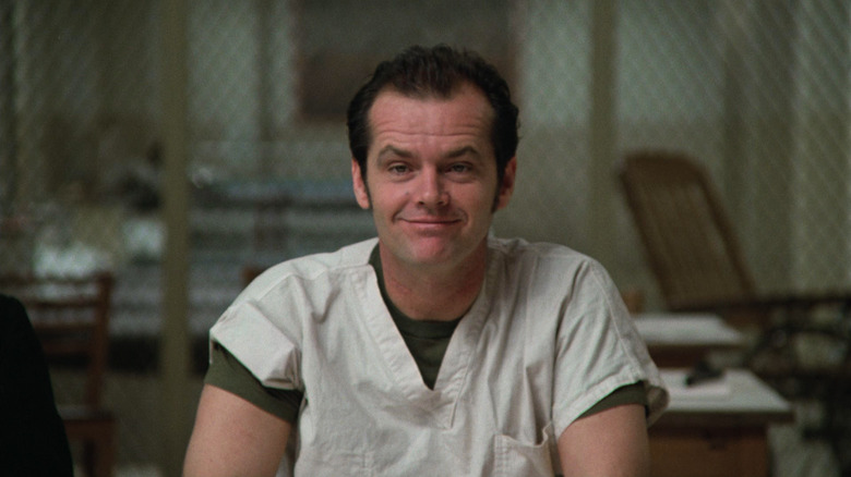 Jack Nicholson in One Flew Over The Cuckoos Nest