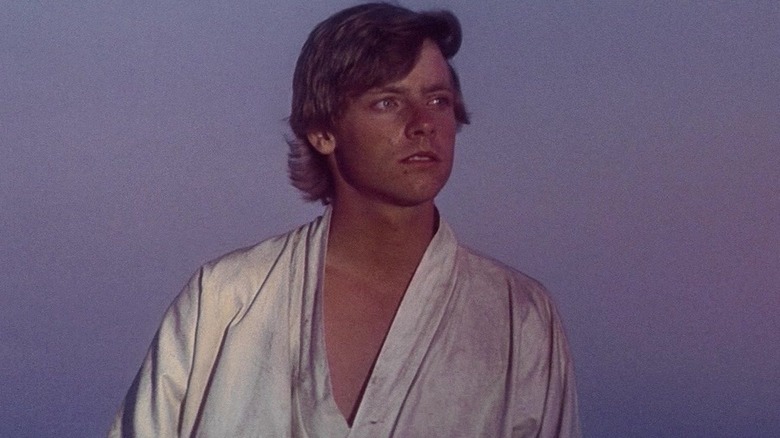 Luke Skywalker staring into space