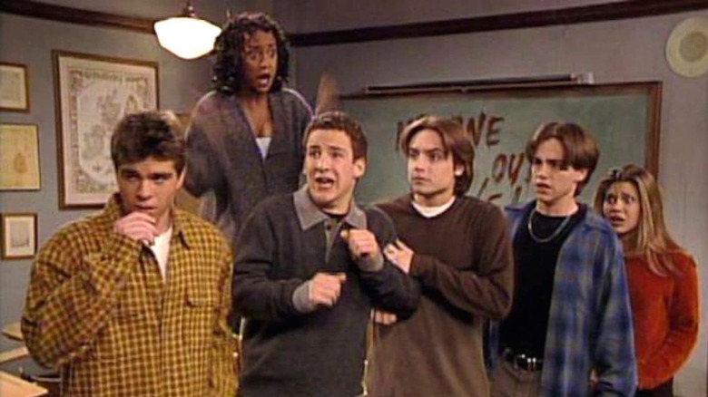 Corey Matthews and friends Boy Meets World