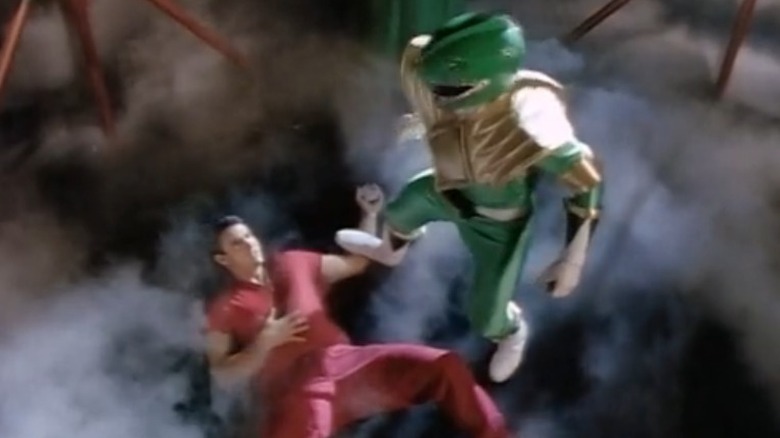 Power Rangers fight