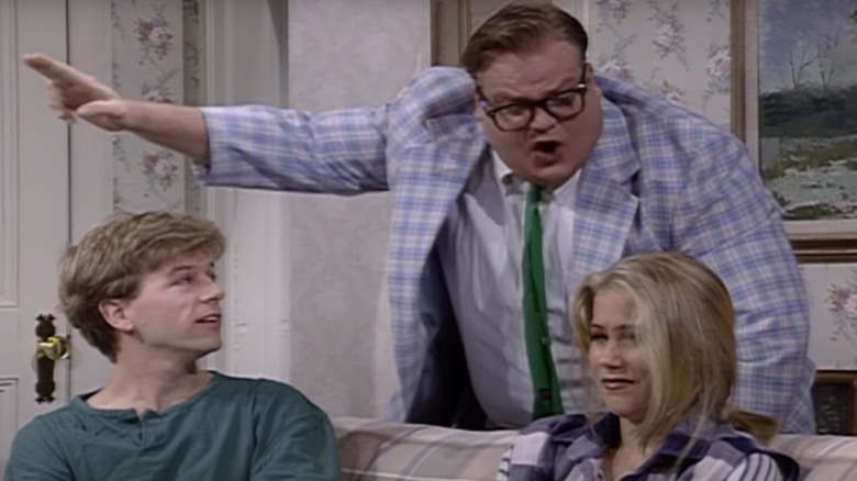 Matt Foley gives speech 