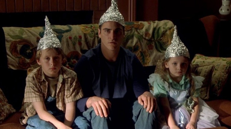 Hess family with tinfoil hats