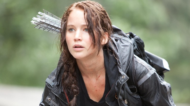 Katniss observing