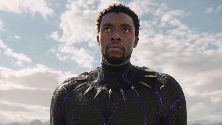 Chadwick Boseman prepares to fight