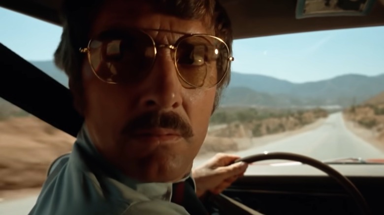 Dennis Weaver driving