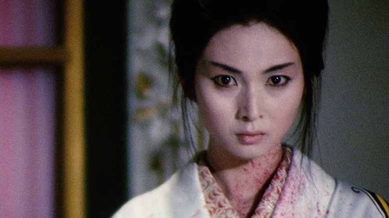 Meiko Kaji staring