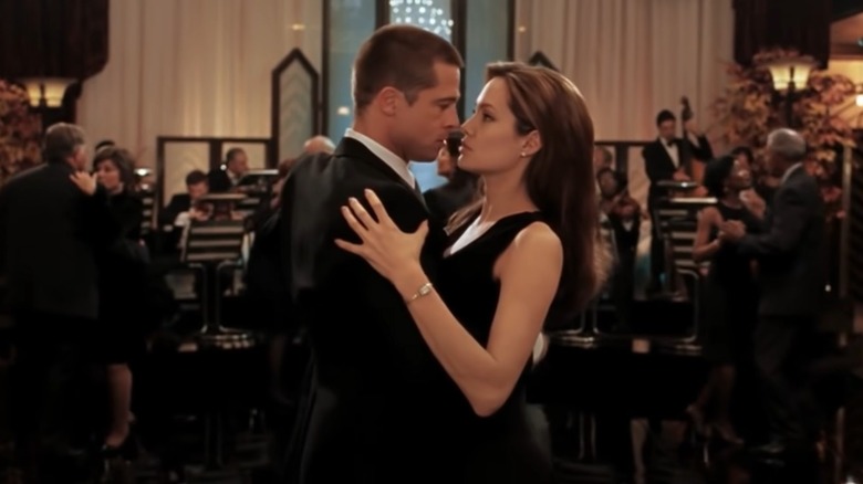 Brad Pitt and Angelina Jolie dance