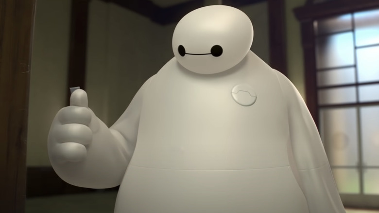 Baymax gives thumbs-up