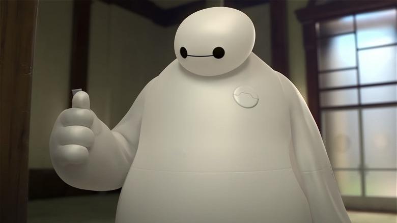 Baymax gives thumbs-up