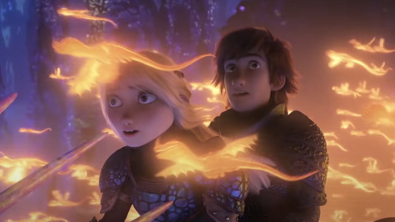 Hiccup and Astrid Hidden World