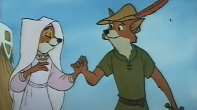 Animated Robin Hood and Maid Marian