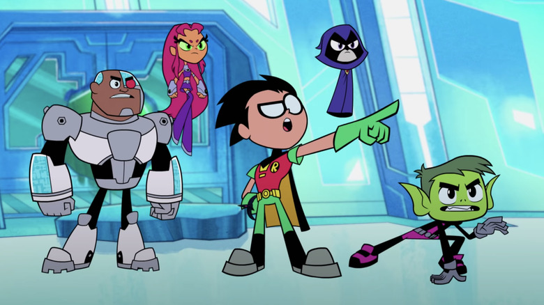 Teen Titans Go! battle stances