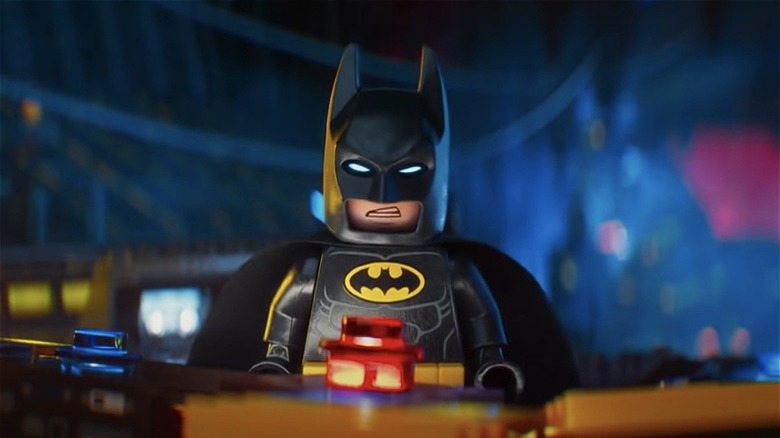 Lego Batman red button