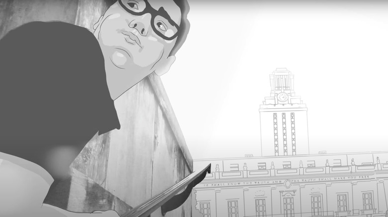 Animated University of Texas tower