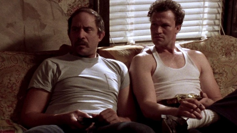 Michael Rooker and Tom Towles sitting